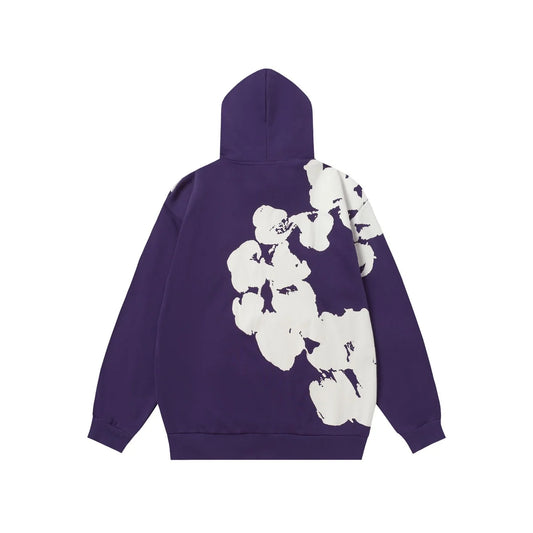 Denim Tears Cotton Wreath Hoodie Purple Statement Street