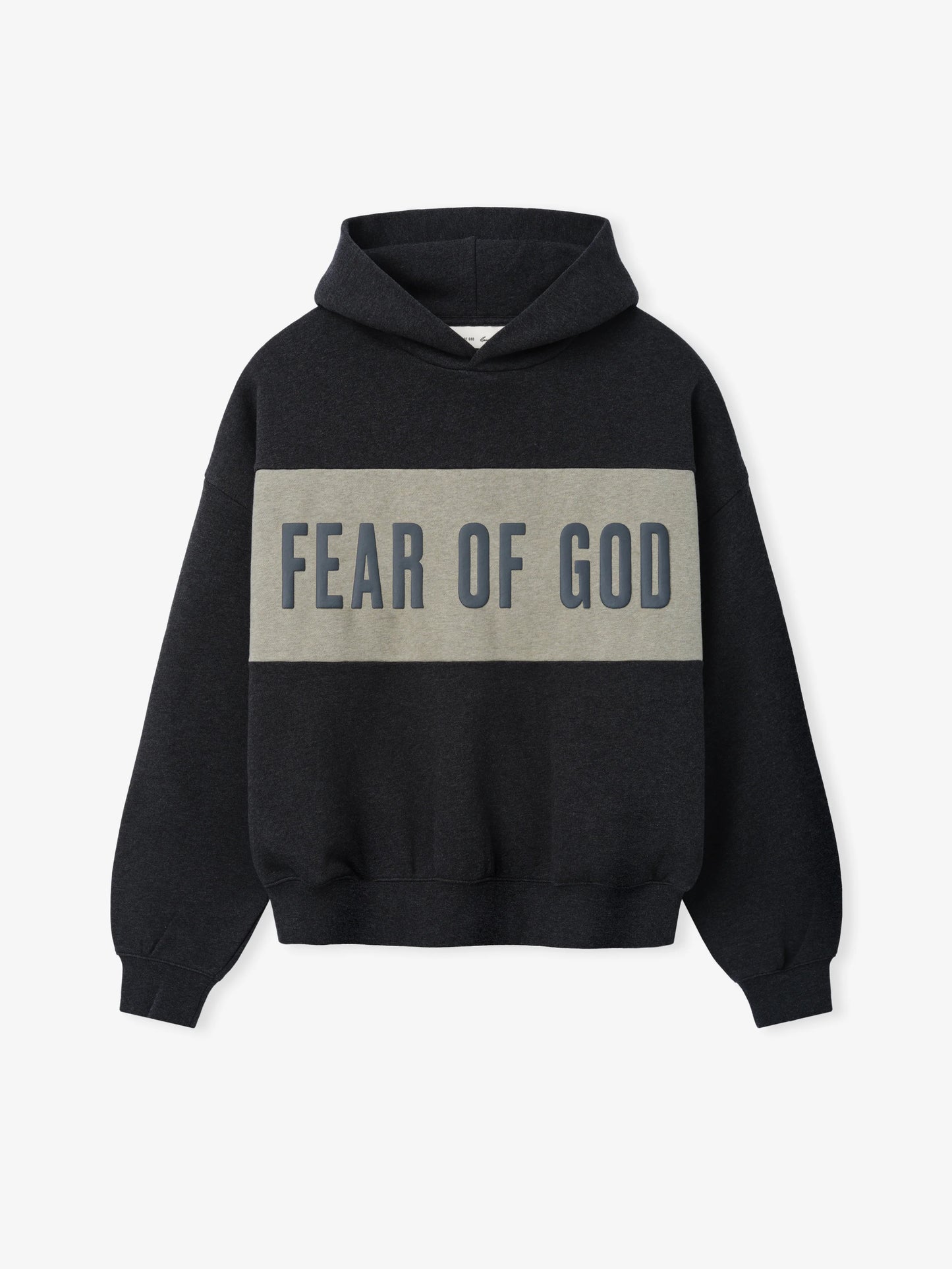 Cropped Relaxed Panelled Hoodie