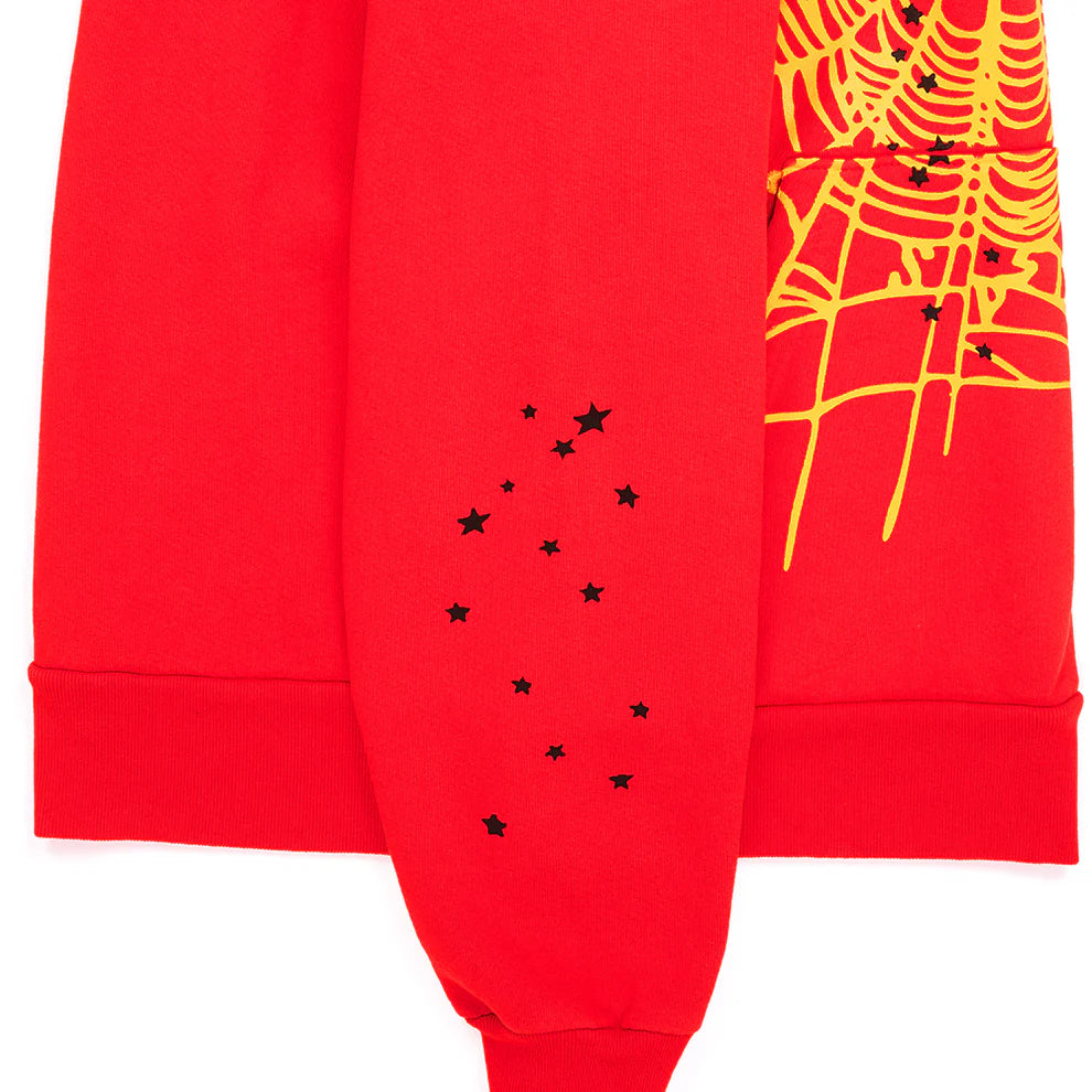 Sp5der P*NK V2 Hoodie Red
