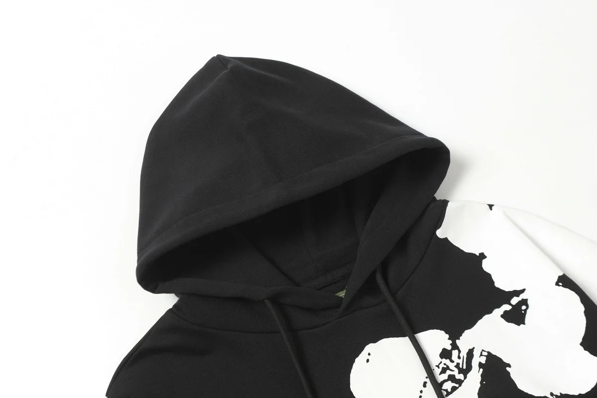 Denim Tears Cotton Wreath Hoodie Black Core Essential