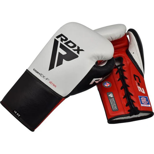 Professional Lace-Up Boxing Gloves - Cortex-F Series