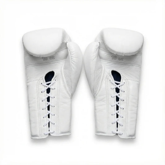 WINNING LACE-UP BOXING GLOVES WHITE