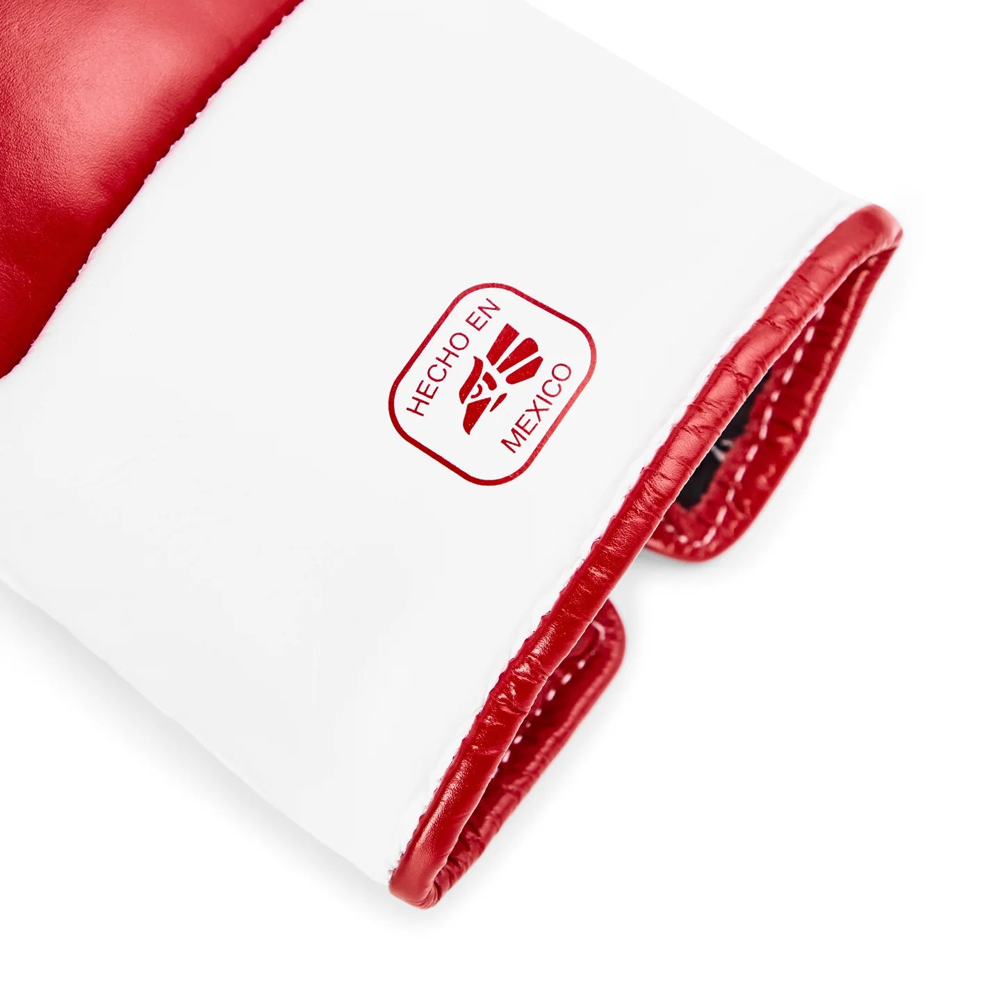 Everlast Red & White Lace-Up Boxing Gloves (Mexican Style)