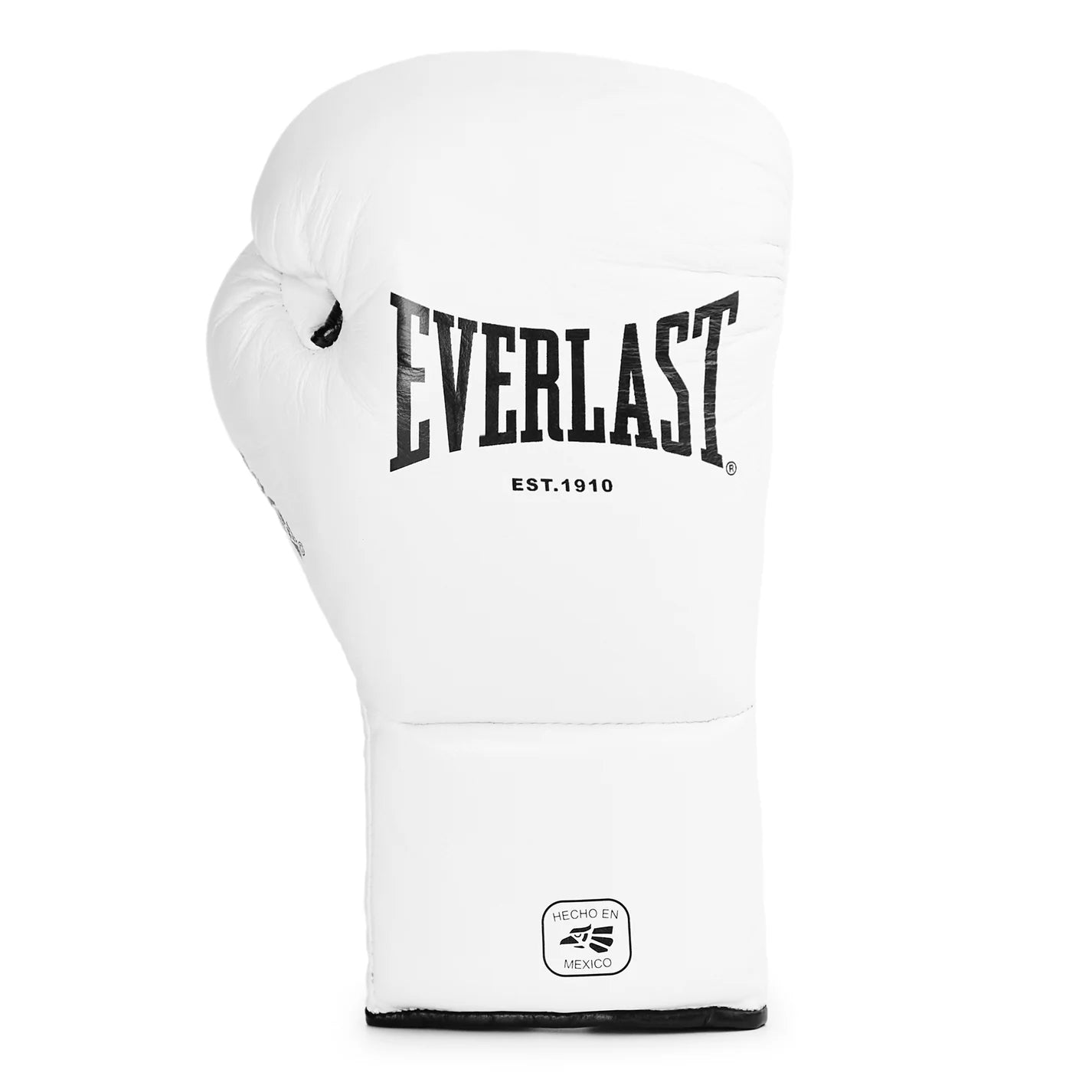 Everlast White Lace-Up Boxing Gloves (Mexican Style)