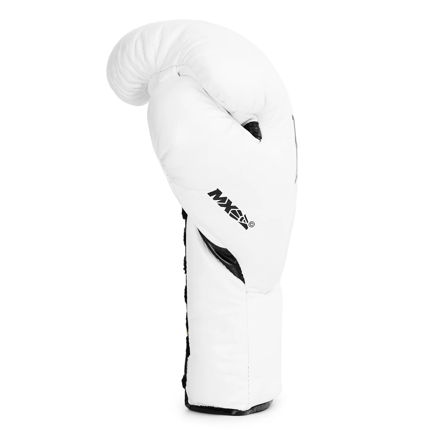 Everlast White Lace-Up Boxing Gloves (Mexican Style)