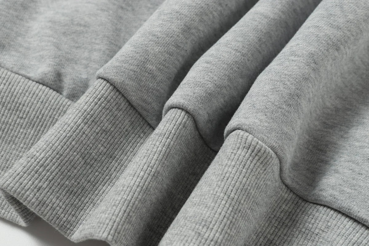 Denim Tears Cotton Wreath Hoodie Grey Minimal Classic