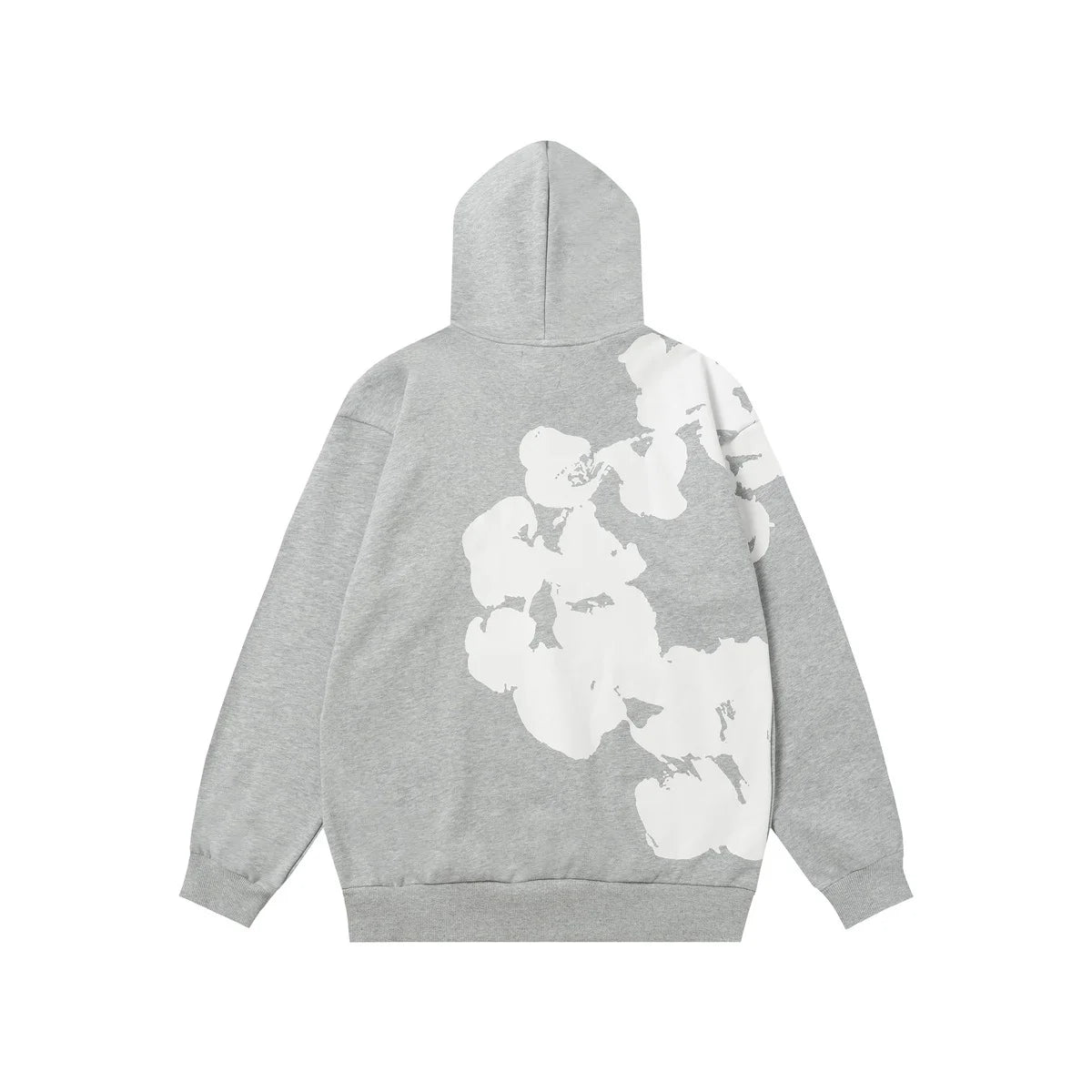 Denim Tears Cotton Wreath Hoodie Grey Minimal Classic