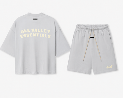 Men’s Minimal Streetwear T-Shirt & Shorts Set – Premium Oversized Summer Outfit