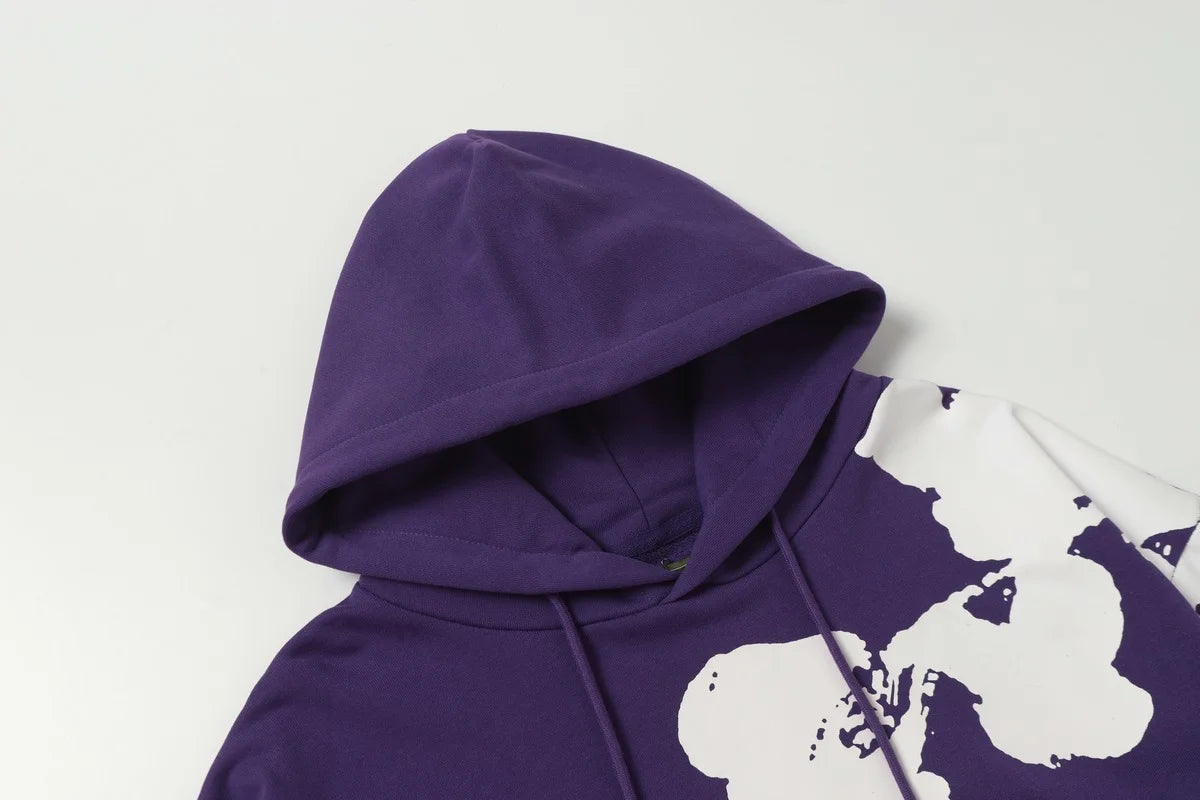 Denim Tears Cotton Wreath Hoodie Purple Statement Street