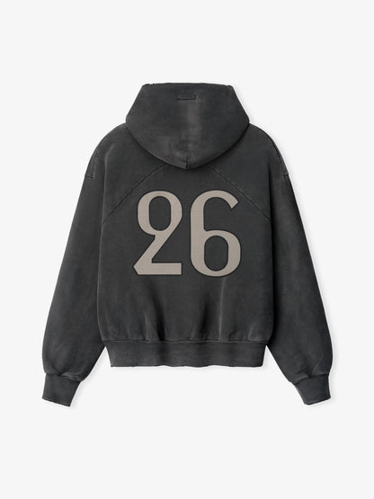 26 Classic Half Raglan Hoodie