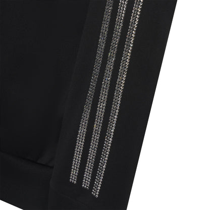 SP5DER RHINESTONE TRACK TOP