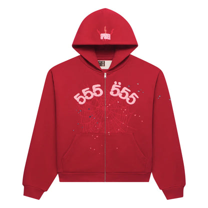 ANGEL NUMBER ZIP HOODIE
