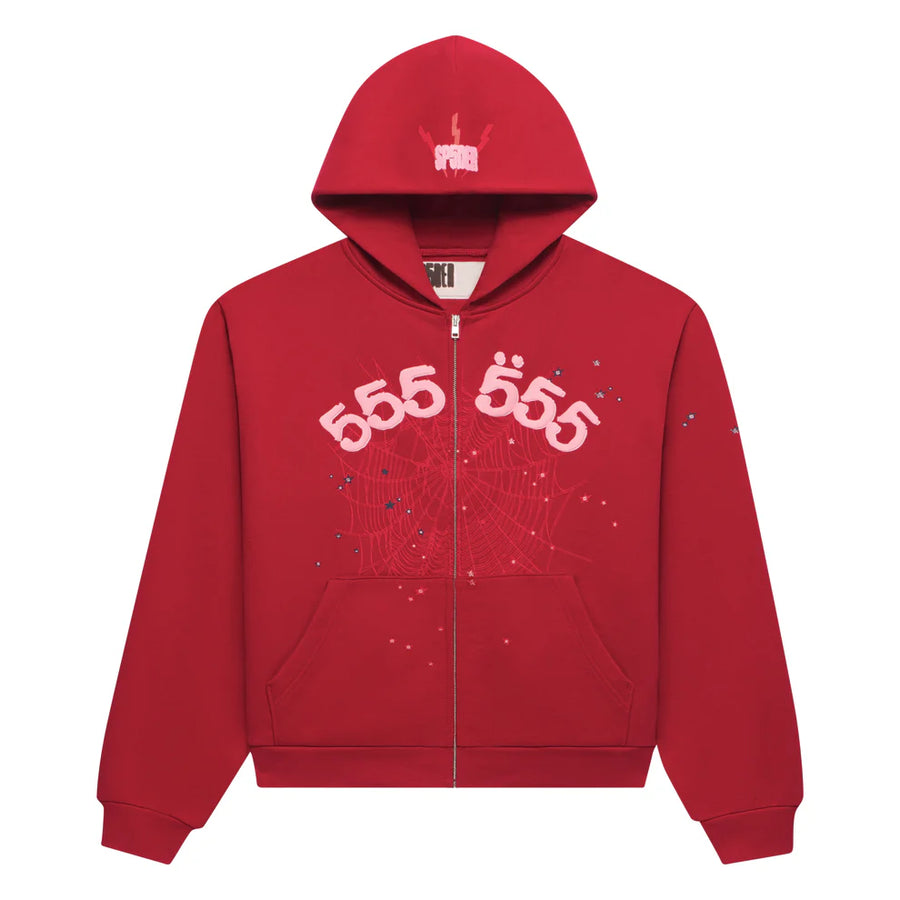 ANGEL NUMBER ZIP HOODIE