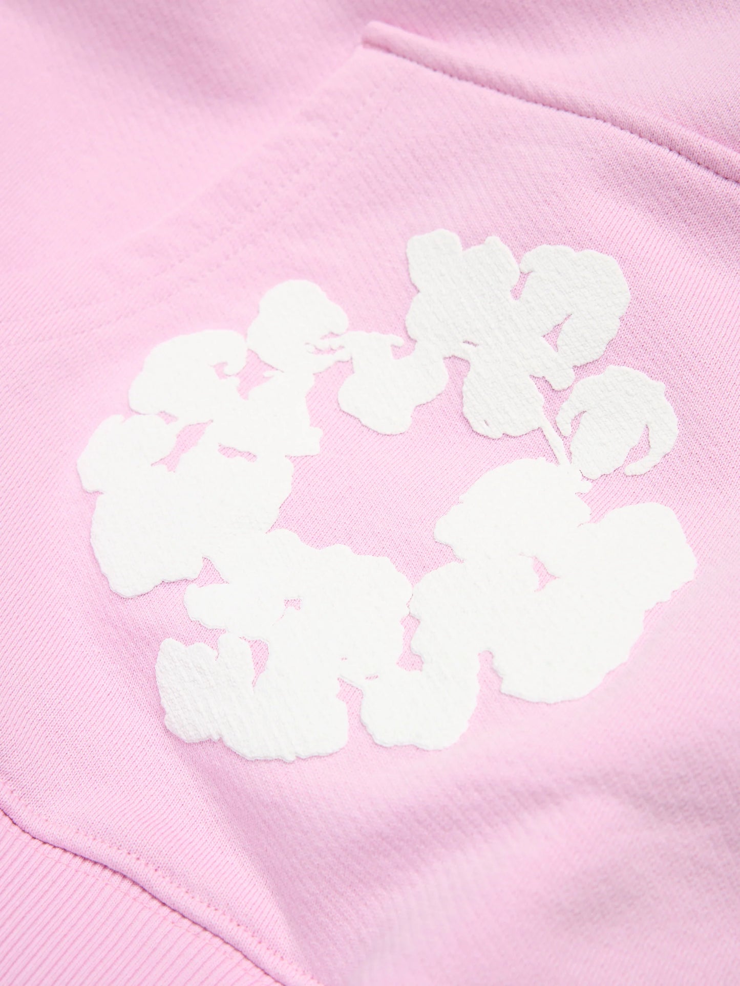 Cotton Wreath Hoodie Powder Pink