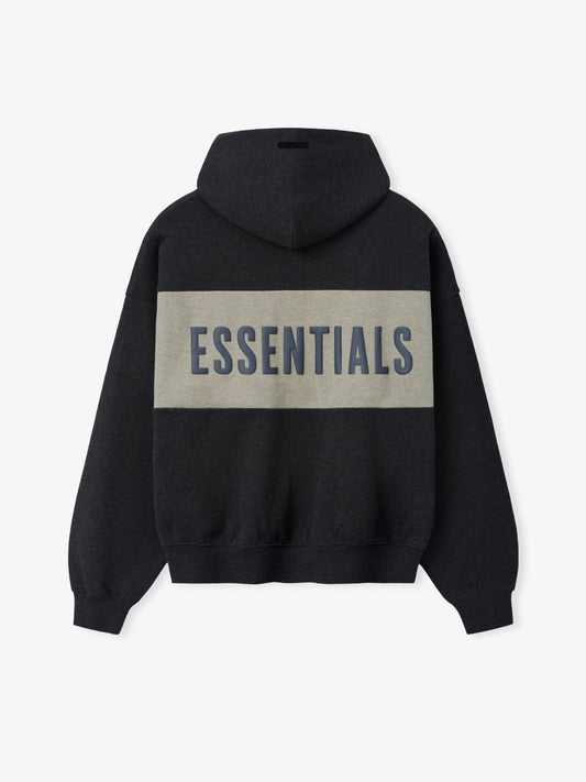 Cropped Relaxed Panelled Hoodie
