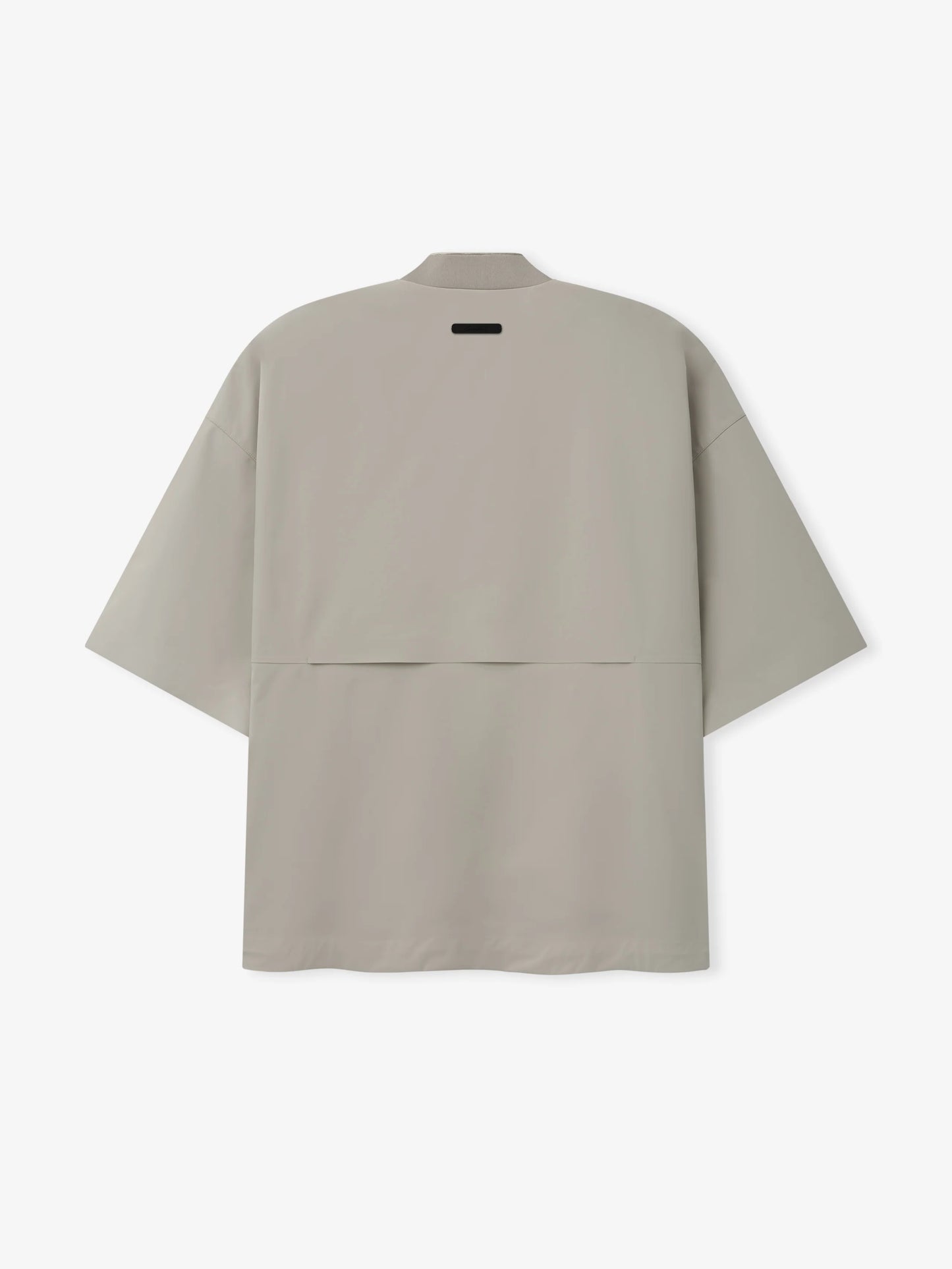 Taupe Half Zip Oversized Shirt & Gym Shorts Set – FGE F26 Athleisure Co-Ord Outfit