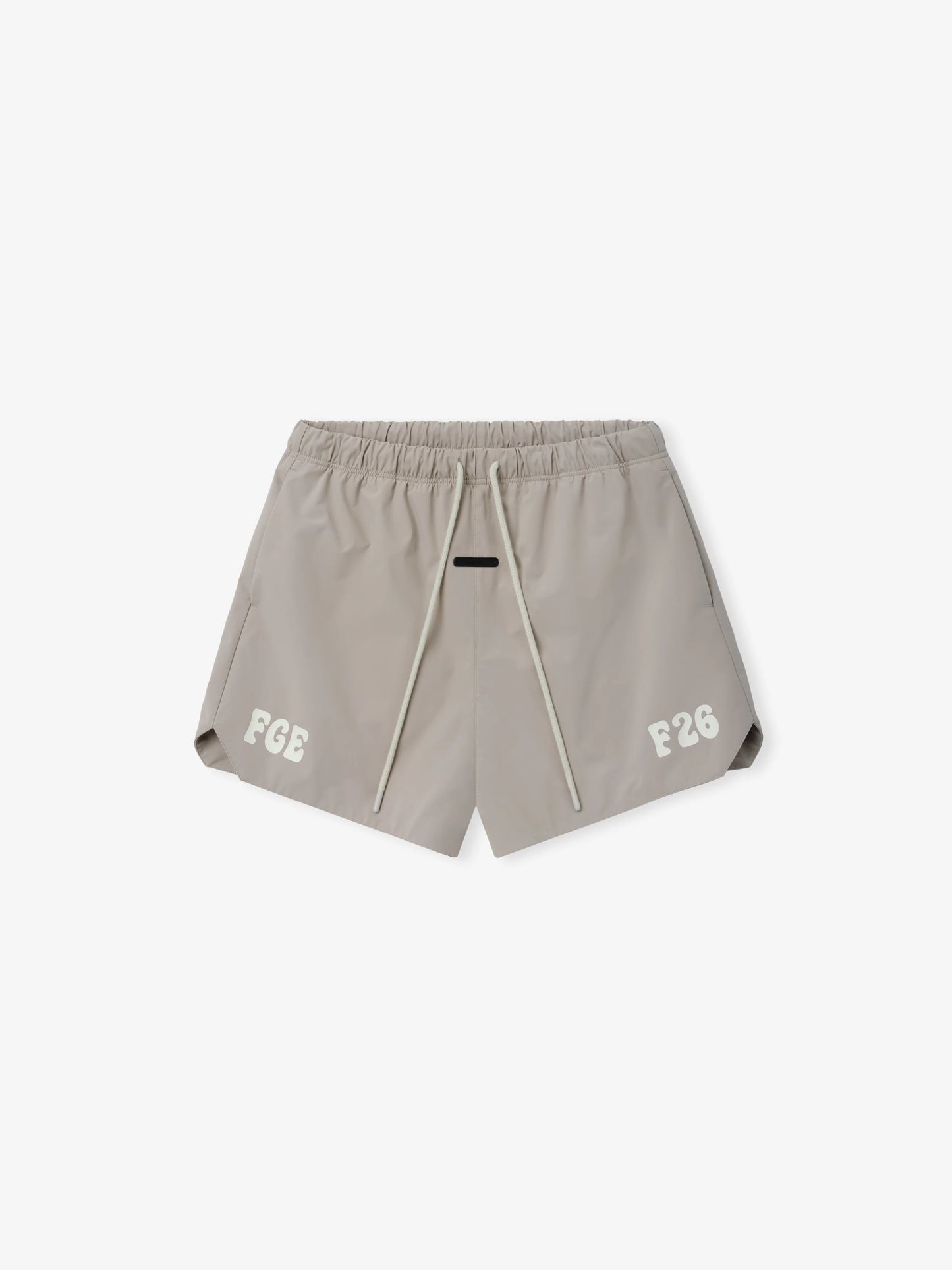 Taupe Half Zip Oversized Shirt & Gym Shorts Set – FGE F26 Athleisure Co-Ord Outfit