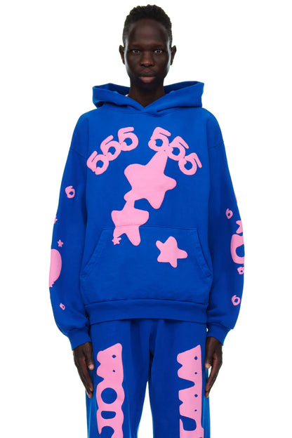 Sp5der Beluga Hoodie Blue