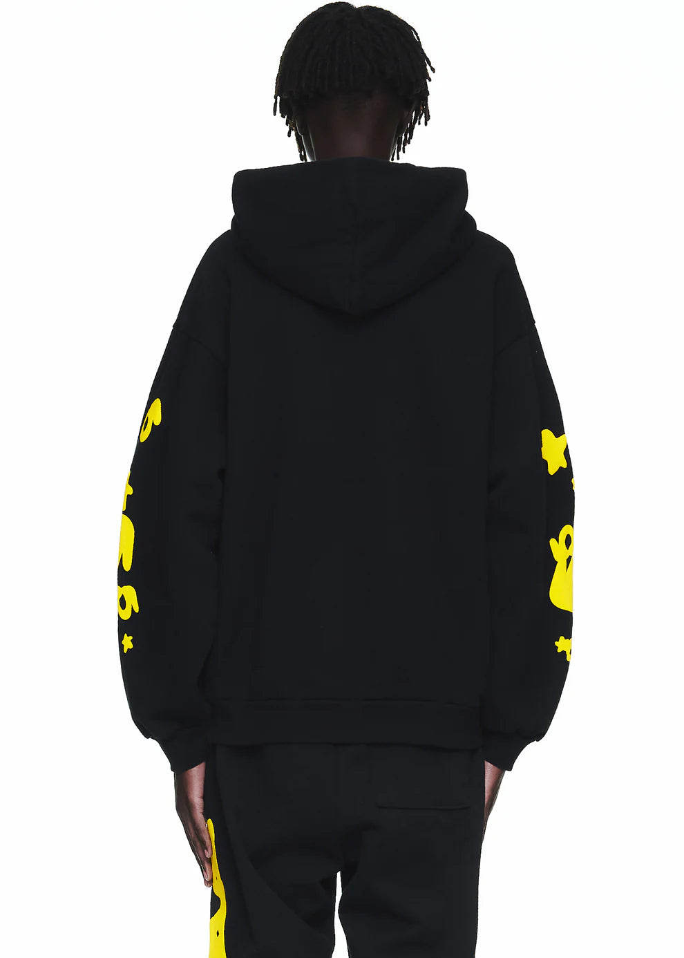 Sp5der Beluga Hoodie Onyx/Yellow