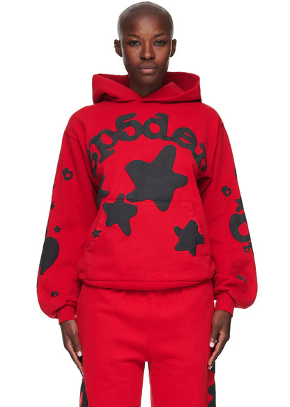 Sp5der Beluga Hoodie Red