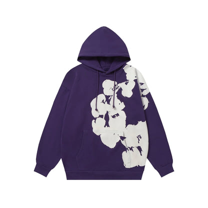 Denim Tears Cotton Wreath Hoodie Purple Statement Street
