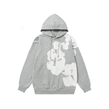 Denim Tears Cotton Wreath Hoodie Grey Minimal Classic