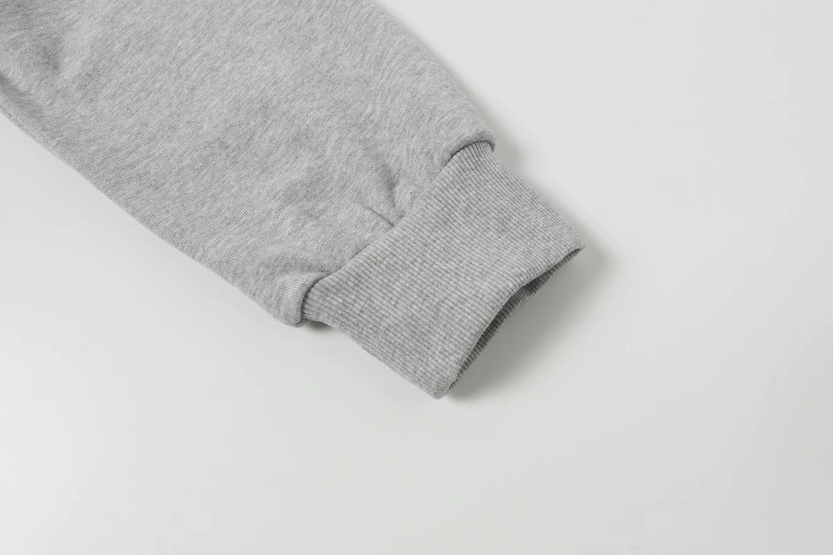 Denim Tears Cotton Wreath Hoodie Grey Minimal Classic