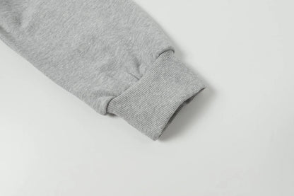 Denim Tears Cotton Wreath Hoodie Grey Minimal Classic