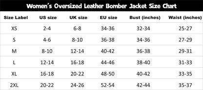Oversized Black Leather Bomber Jacket: Women's Sheepskin Overcoat