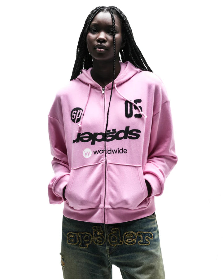 GLOBAL WEB ZIP HOODIE