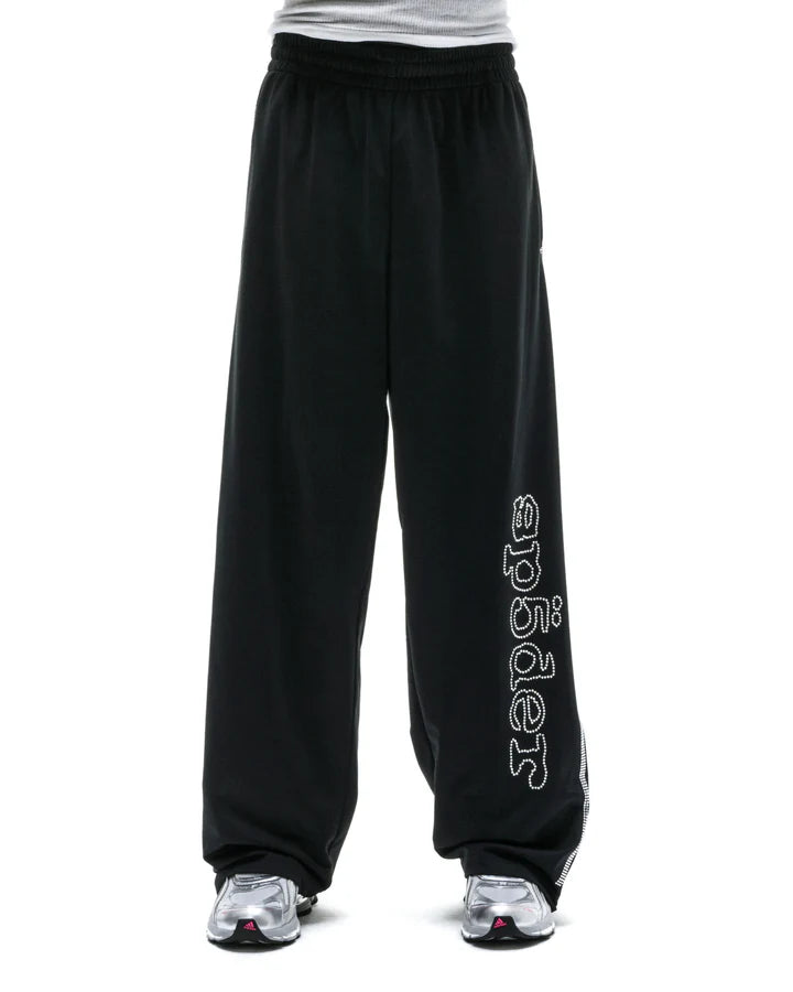 SP5DER RHINESTONE TRACK PANT
