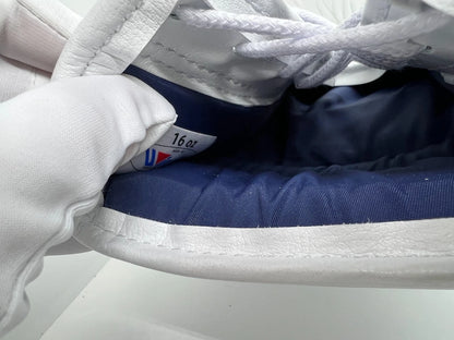 Classic White Lace-Up Boxing Gloves