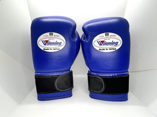Professional Style Blue Boxing Gloves – Secure Wrist Strap