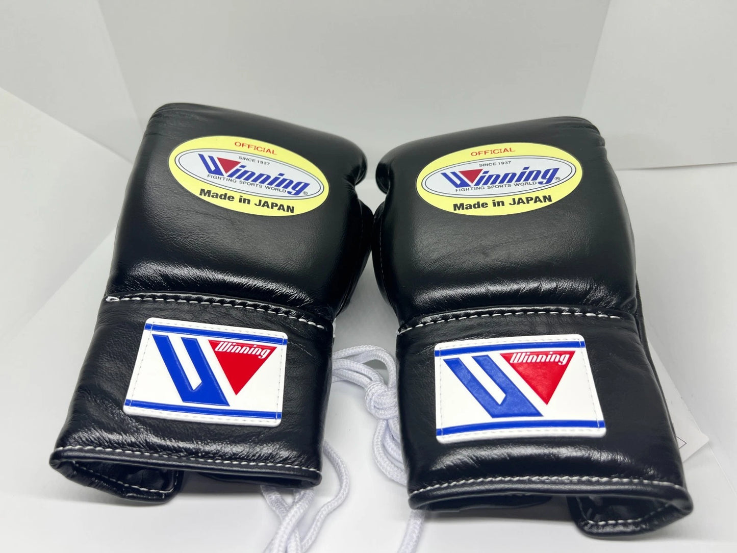 Black Leather Boxing Gloves – Professional Training & Sparring Gear