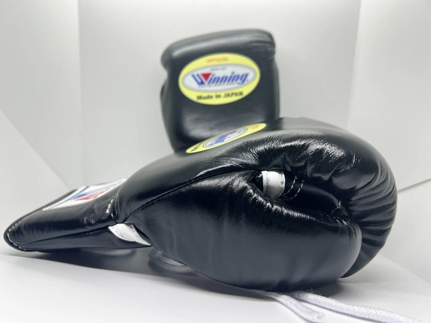 Black Leather Boxing Gloves – Professional Training & Sparring Gear