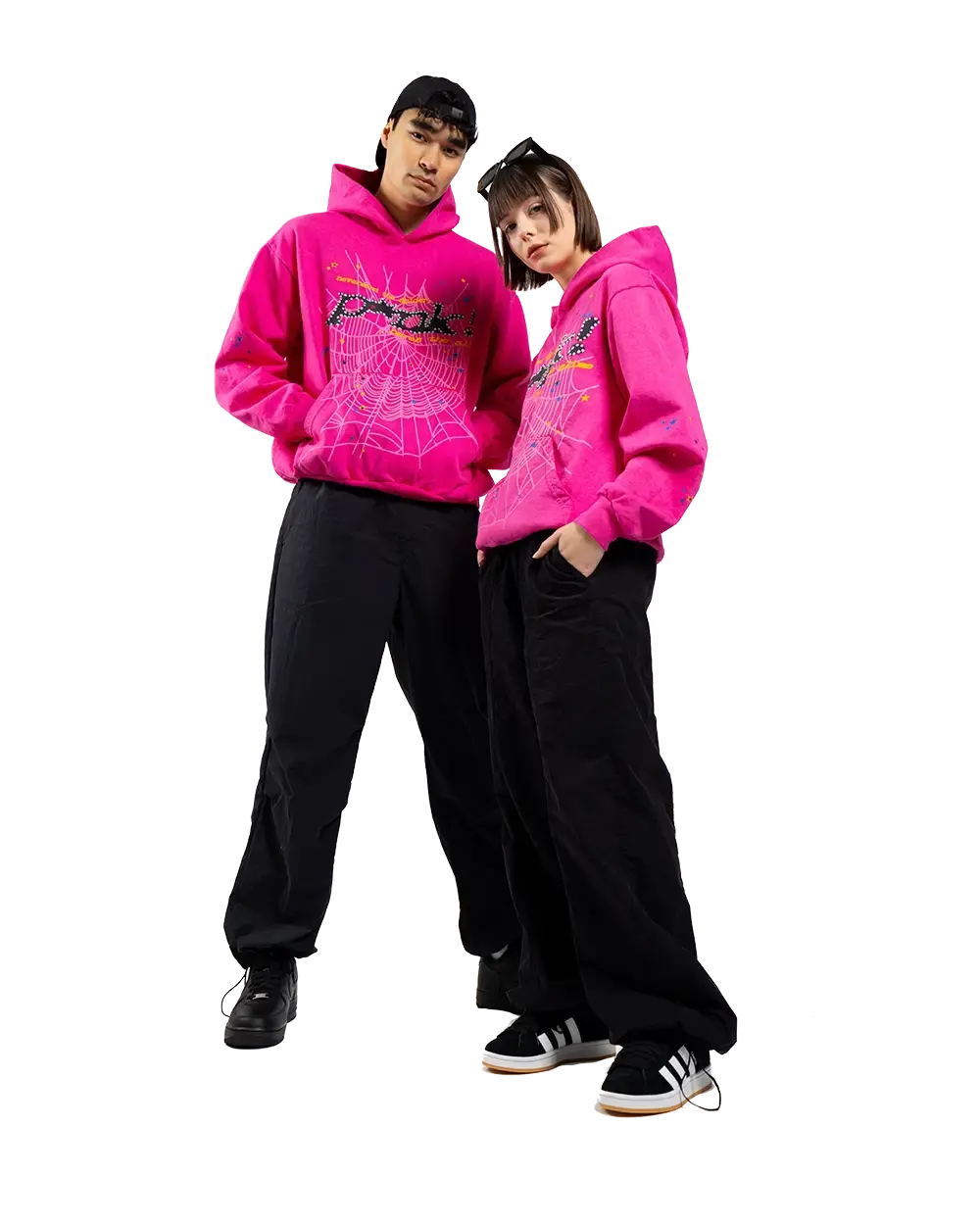 Sp5der P*NK Hoodie Pink